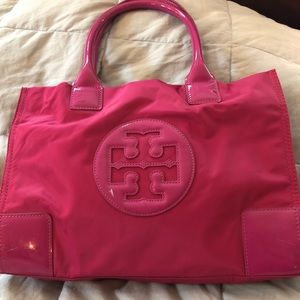 Tory Birch Mini Ella tote  in pink